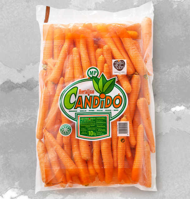 Zanahorias Cándido Bolsa 10kg Fino 20-45