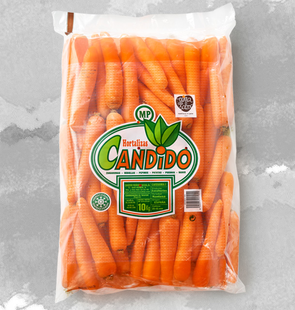 Zanahorias Cándido Bolsa 10kg Gordo 30+